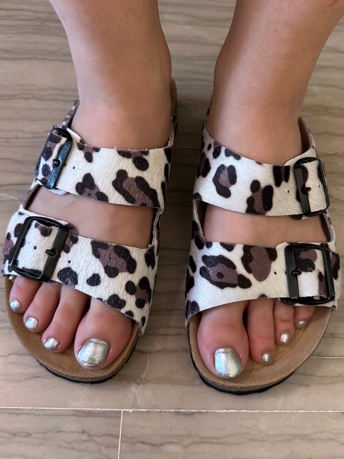 Ciabatta Donna BIOLINE Made in Italy in Pelle – Mayumbe Bianco