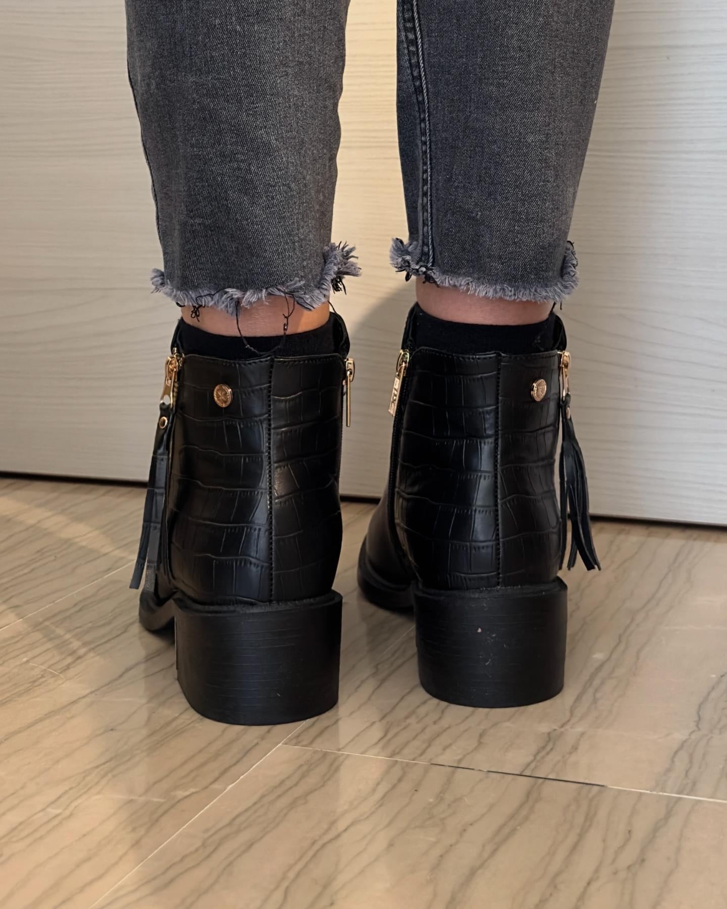 STIVALETTO XTI NERO BASSO