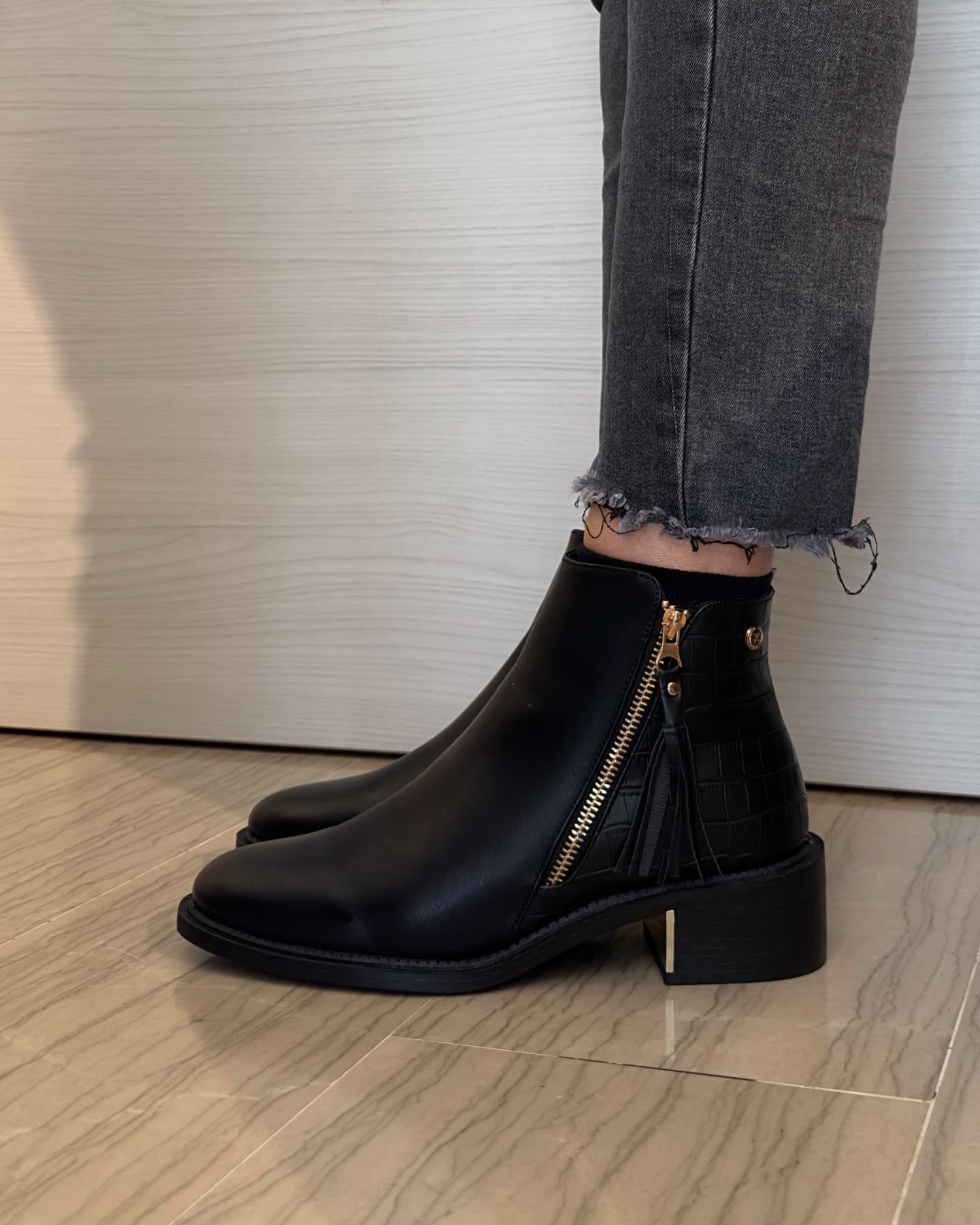 STIVALETTO XTI NERO BASSO