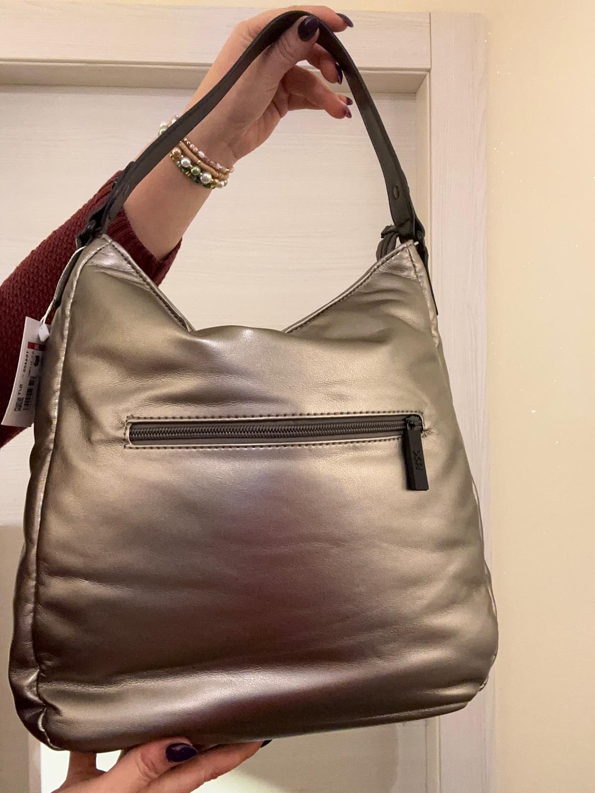 BORSA XTI TRAPUNTATA MORBIDA BRONZO