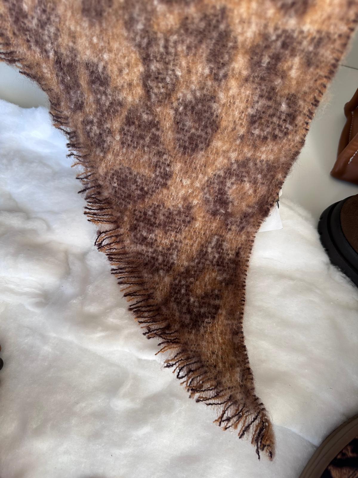 SCIARPA DONNA CALDA LEOPARDATA CALDA CON BEAUTY COVERI COLLECTION