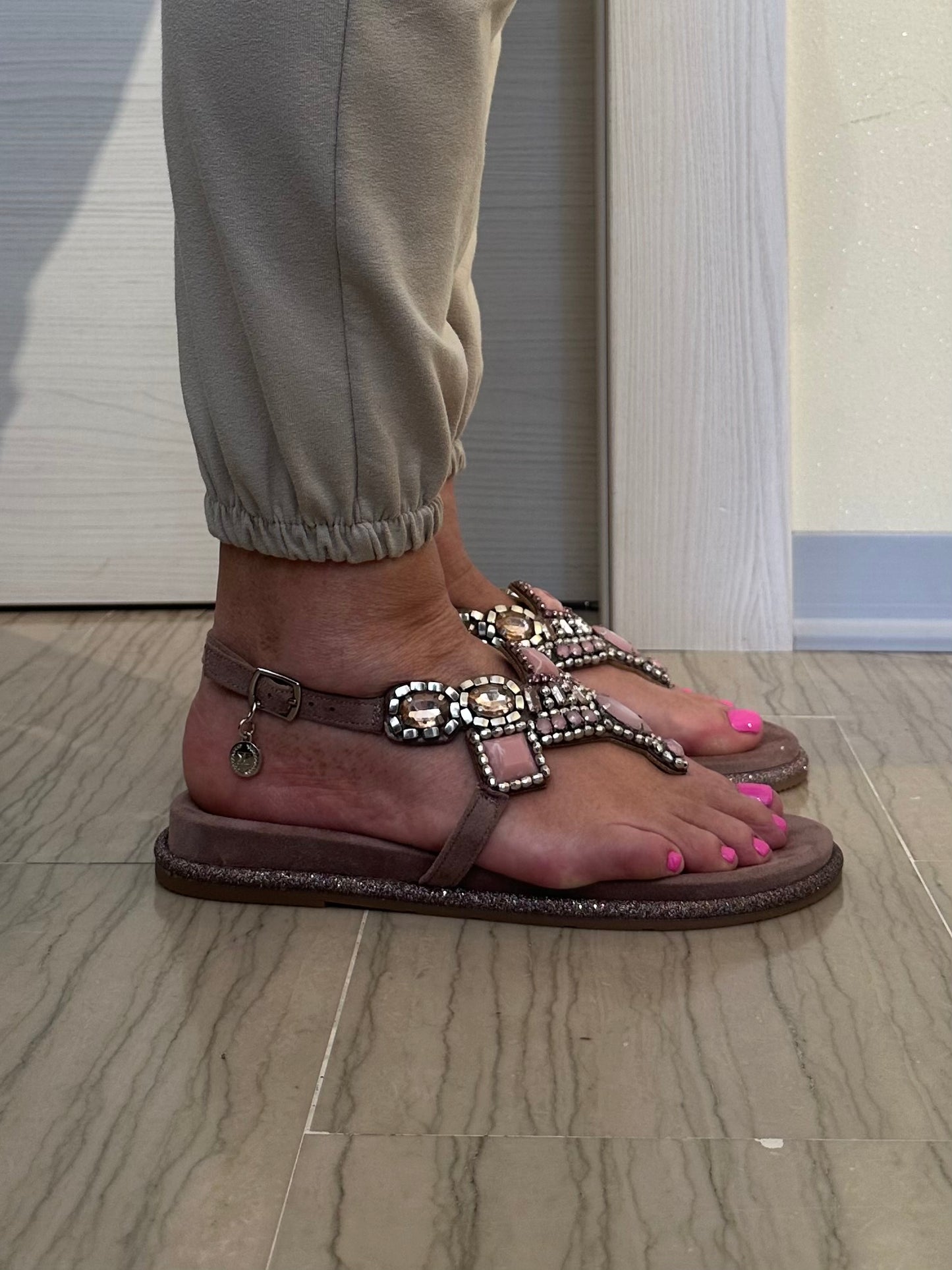 INFRADITO XTI DONNA SANDALO GIOIELLO ROSA