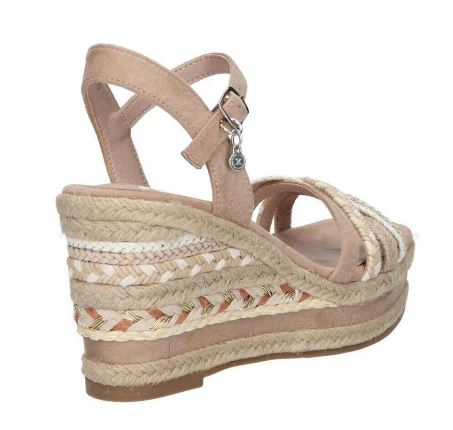 SANDALO XTI DONNA CON ZEPPA A TRECCIA BEIGE