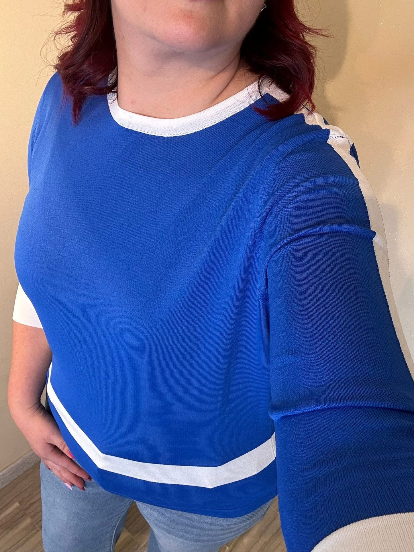 MAGLIA ALISEE BLU