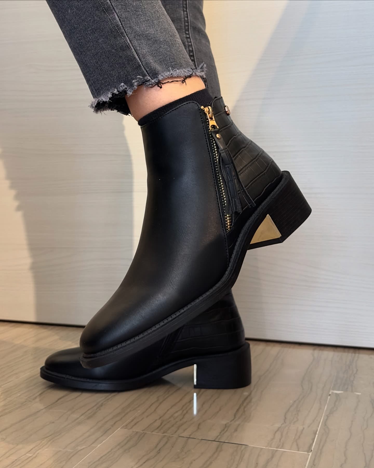 STIVALETTO XTI NERO BASSO