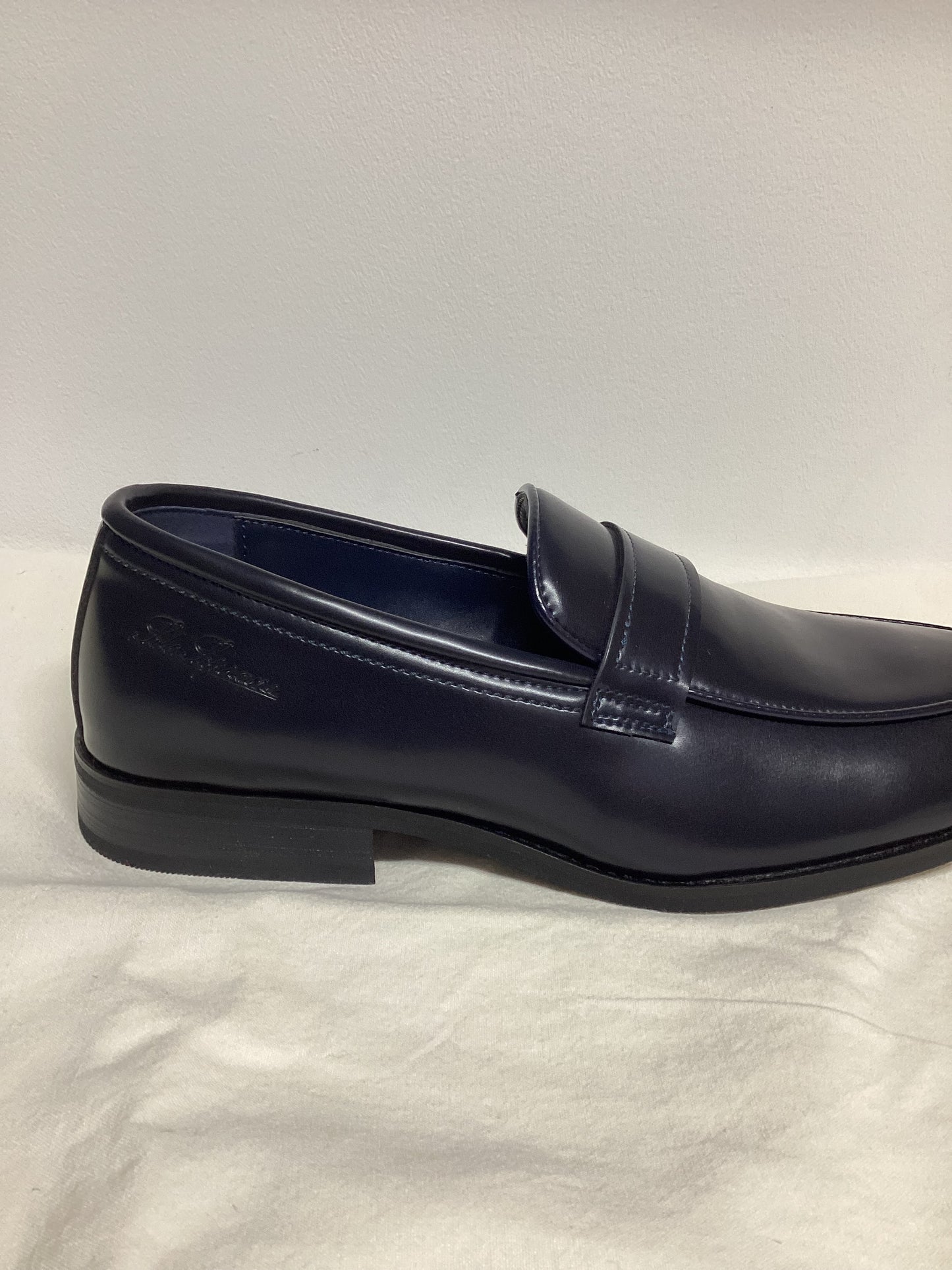 MOCASSINO SOLO SOPRANI NAVY SATINATO