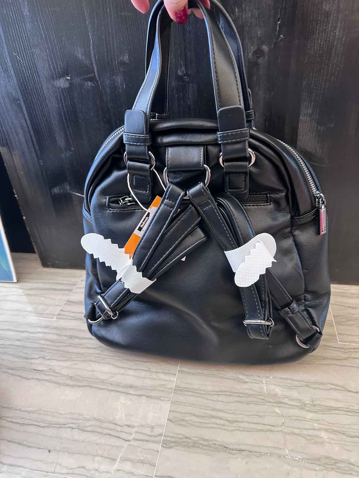 Zaino Refresh donna – Nero con borchie