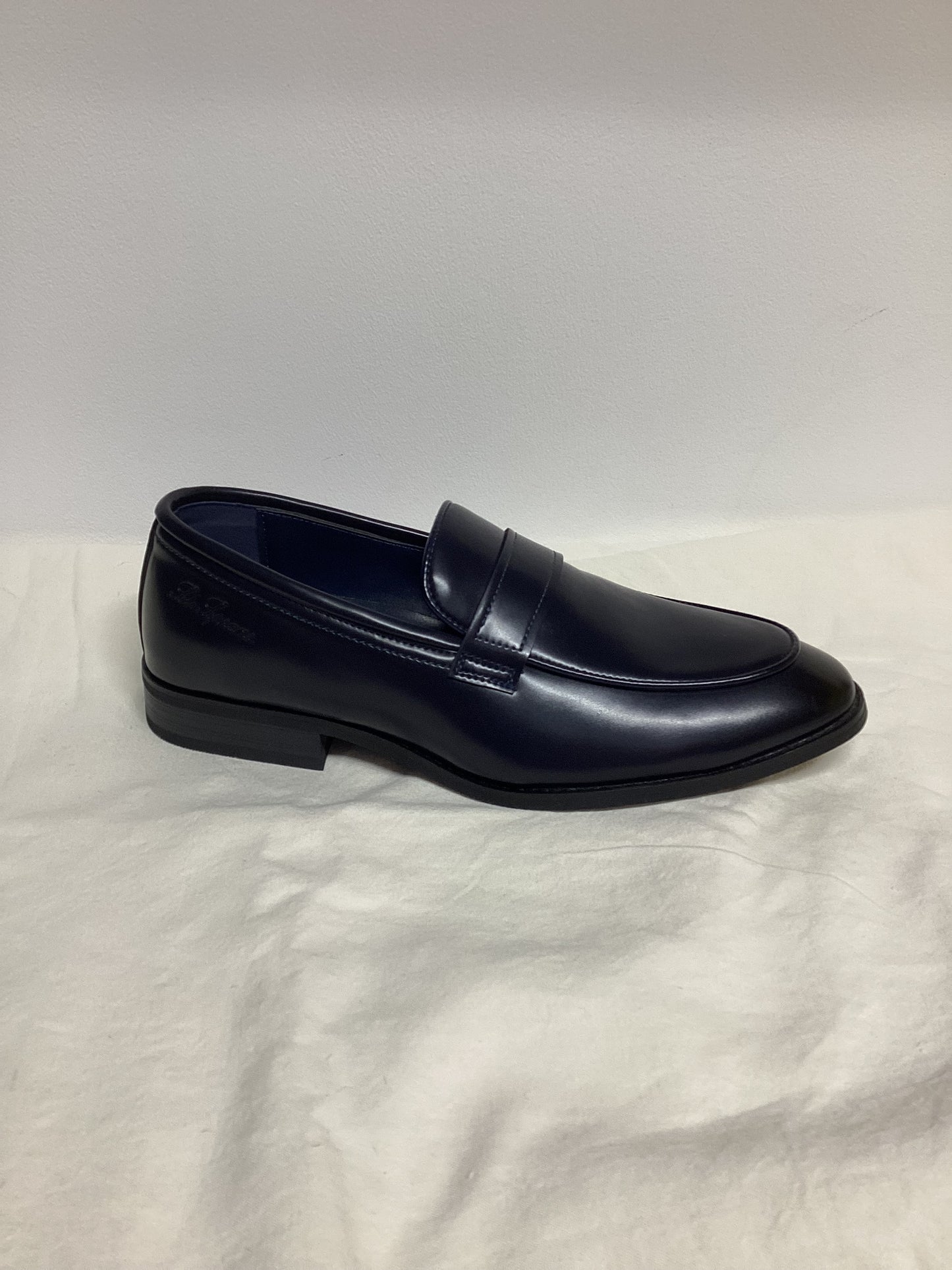 MOCASSINO SOLO SOPRANI NAVY SATINATO