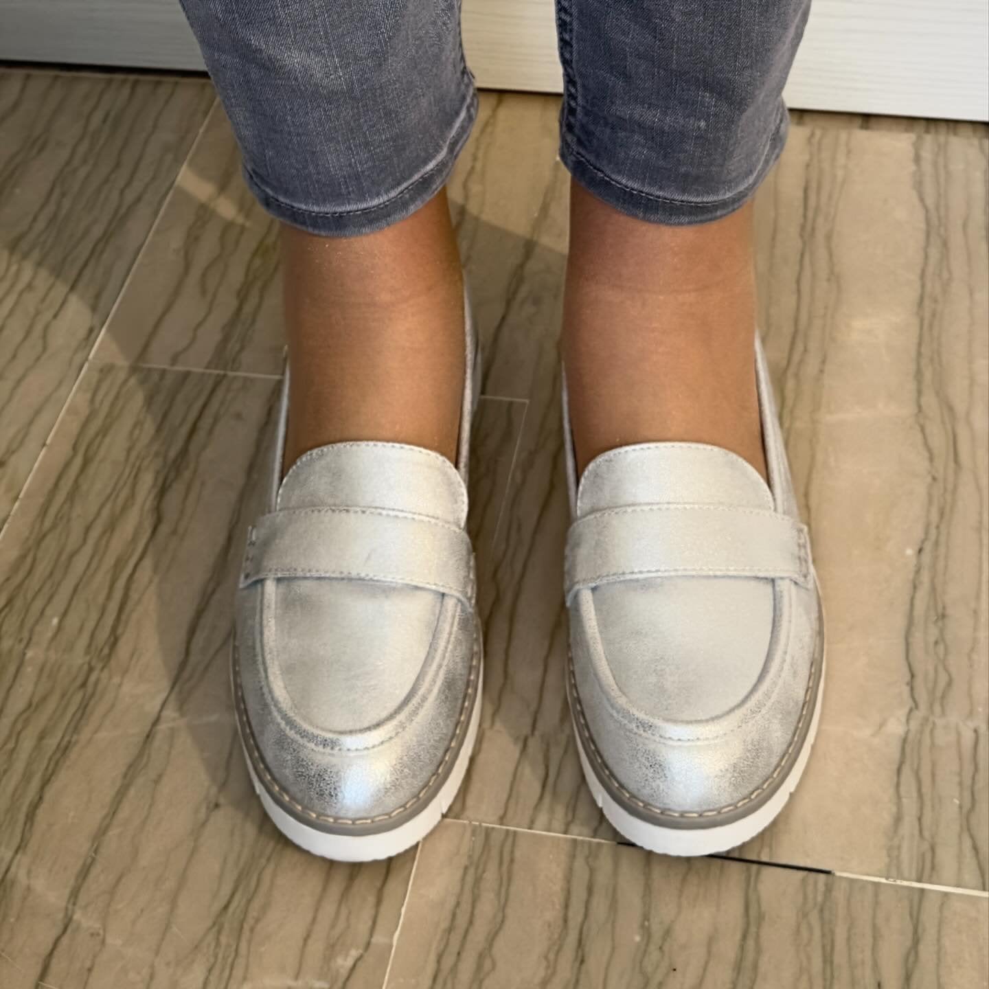 MOCASSINO XTI ARGENTO