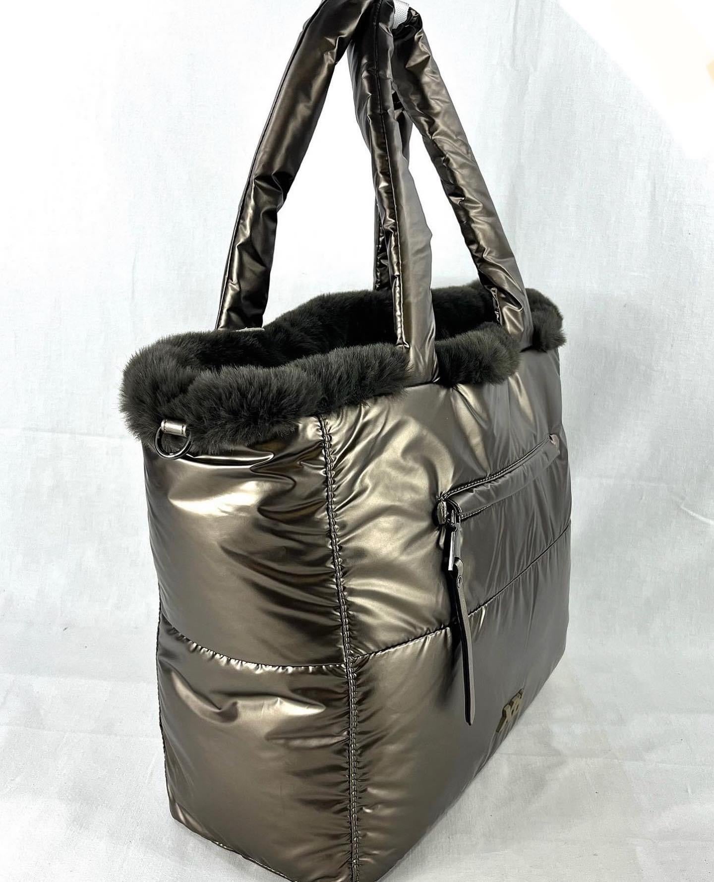 BORSA AMPIA XTI COLOR BRONZO