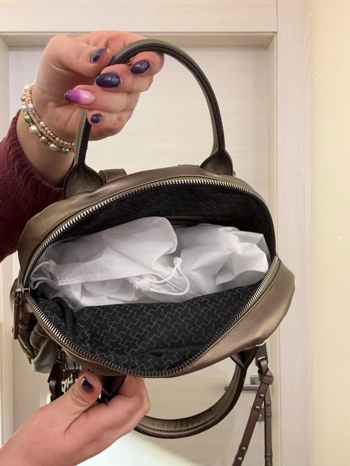 ZAINO XTI BRONZO TRAPUNTATO