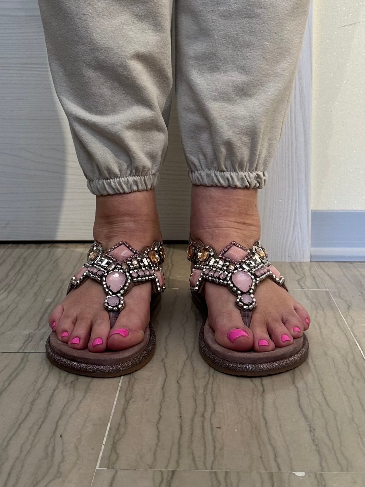 INFRADITO XTI DONNA SANDALO GIOIELLO ROSA