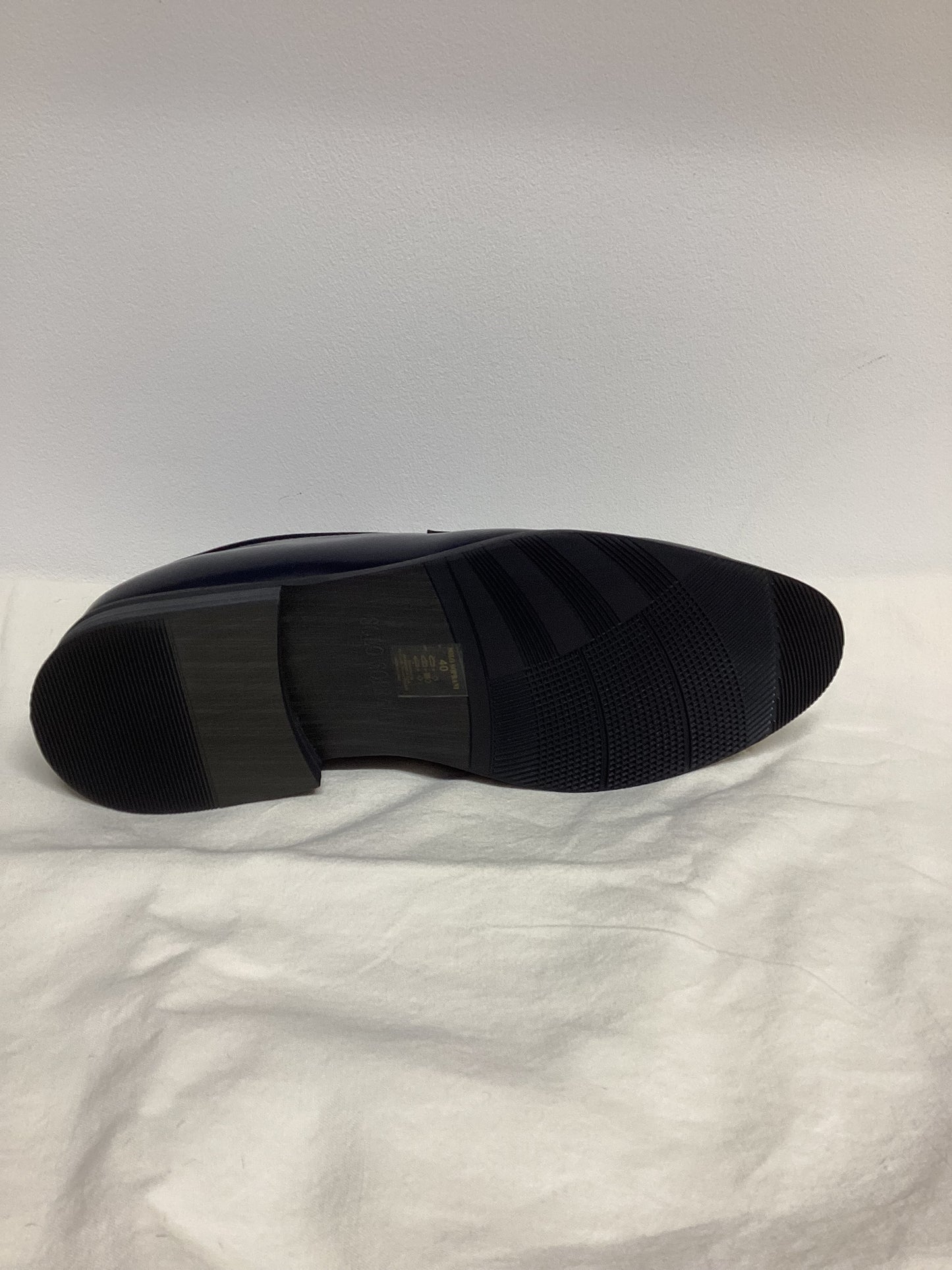 MOCASSINO SOLO SOPRANI NAVY SATINATO