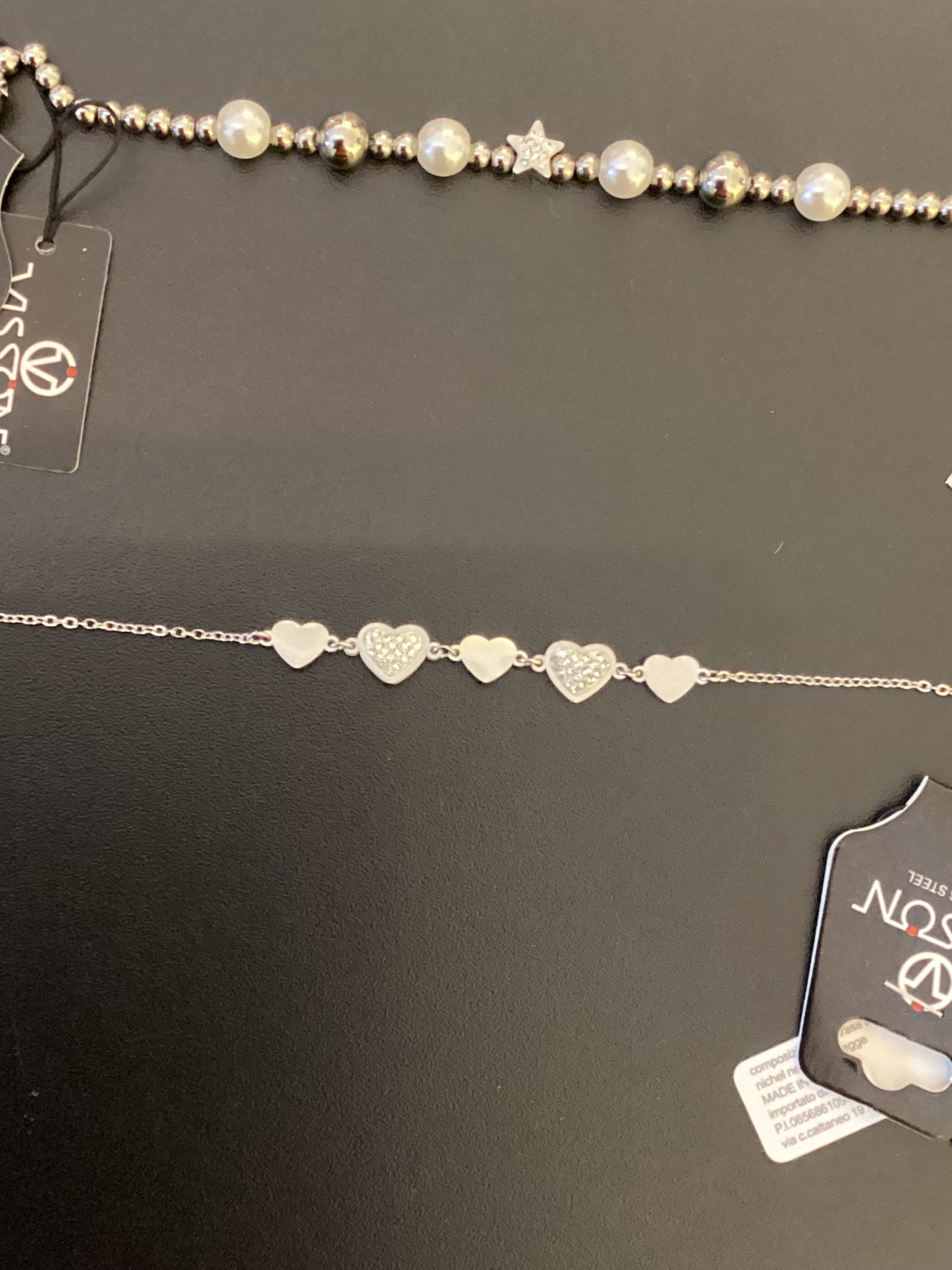 BRACCIALI ACCIAIO COLOR ARGENTO VISSON