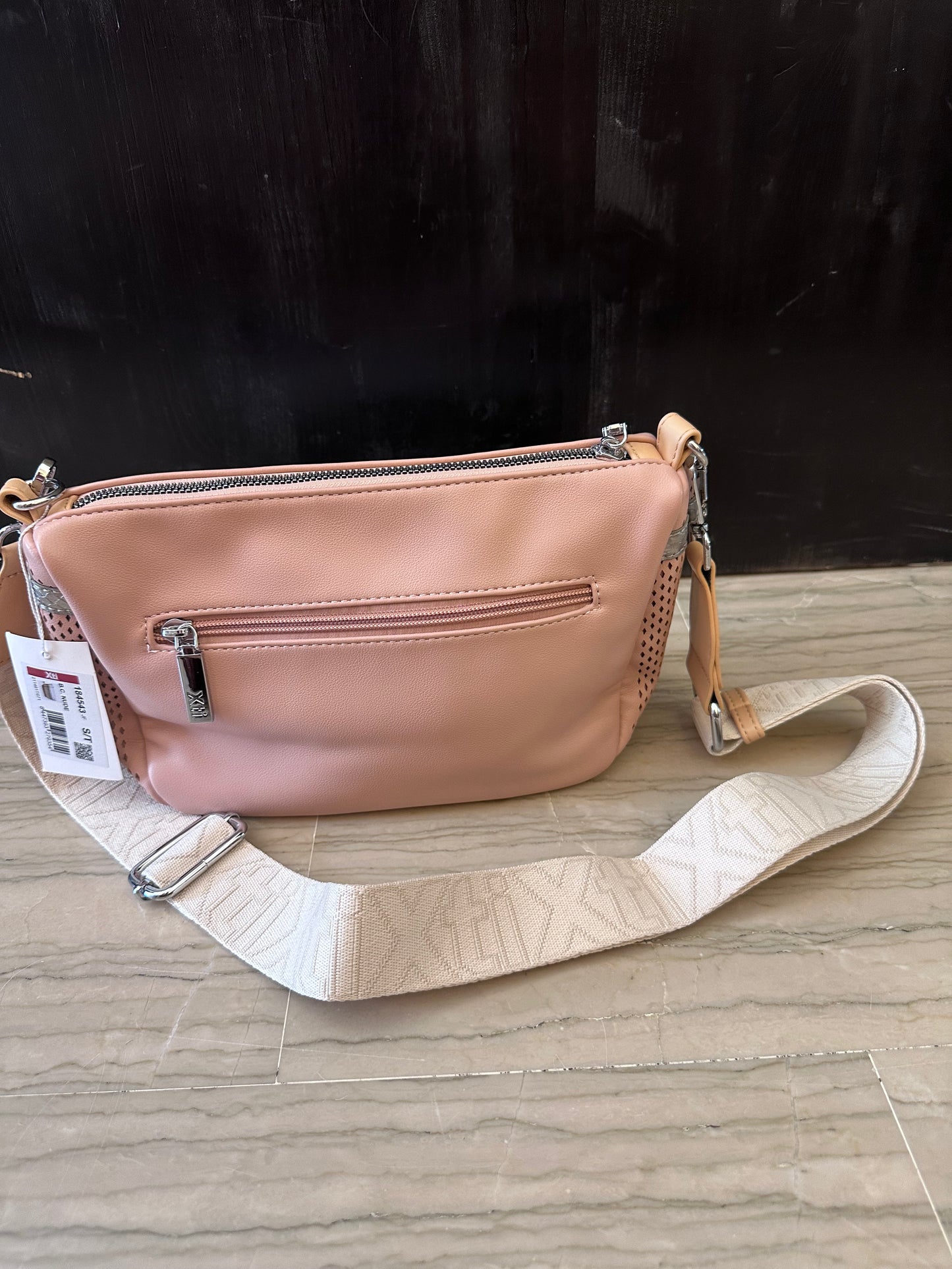 Borsa Donna Xti Rosa Multimateriale – A Spalla e Tracolla con Tracolla Regolabile