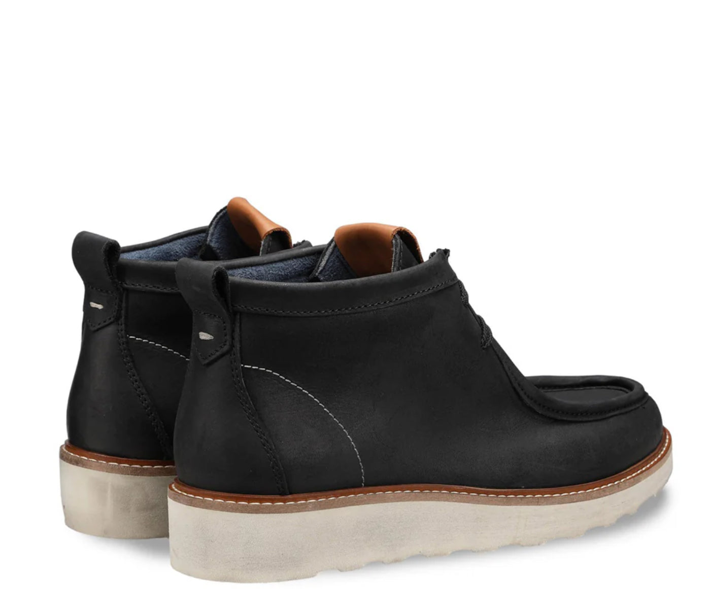 DOCKSTEPS SCARPONCINO “BARCA” IN VERA PELLE NERO