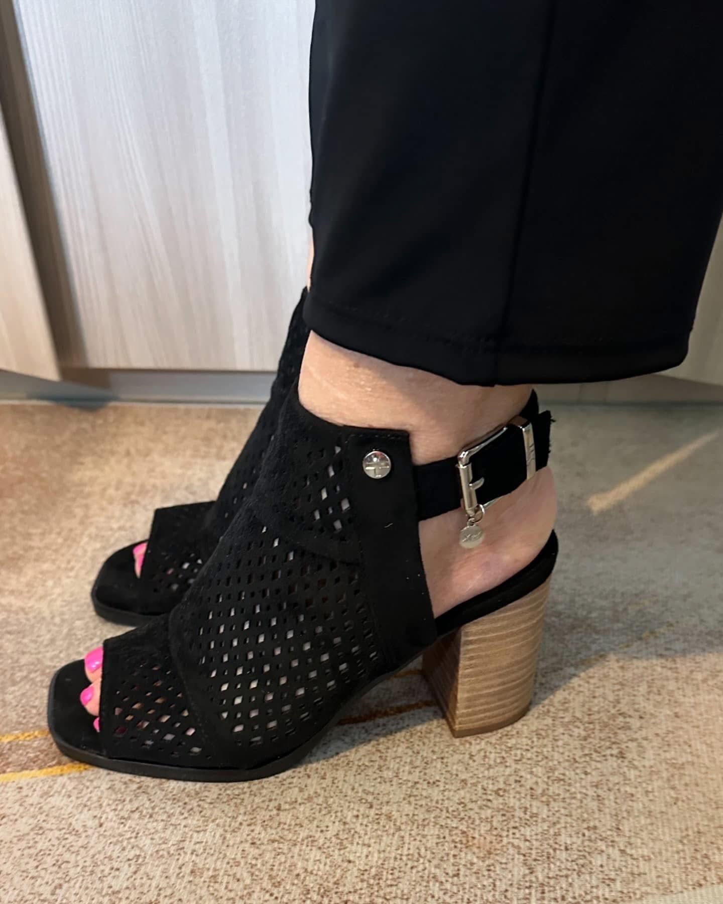 STIVALETTO PRIMAVERILE XTI DONNA NERO CON TACCO