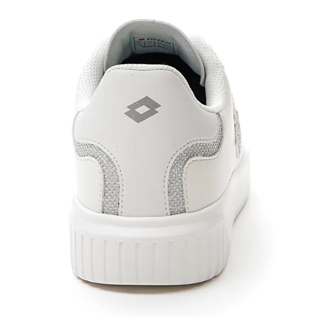 SNEAKER DONNA LOTTO BIANCA E ARGENTO