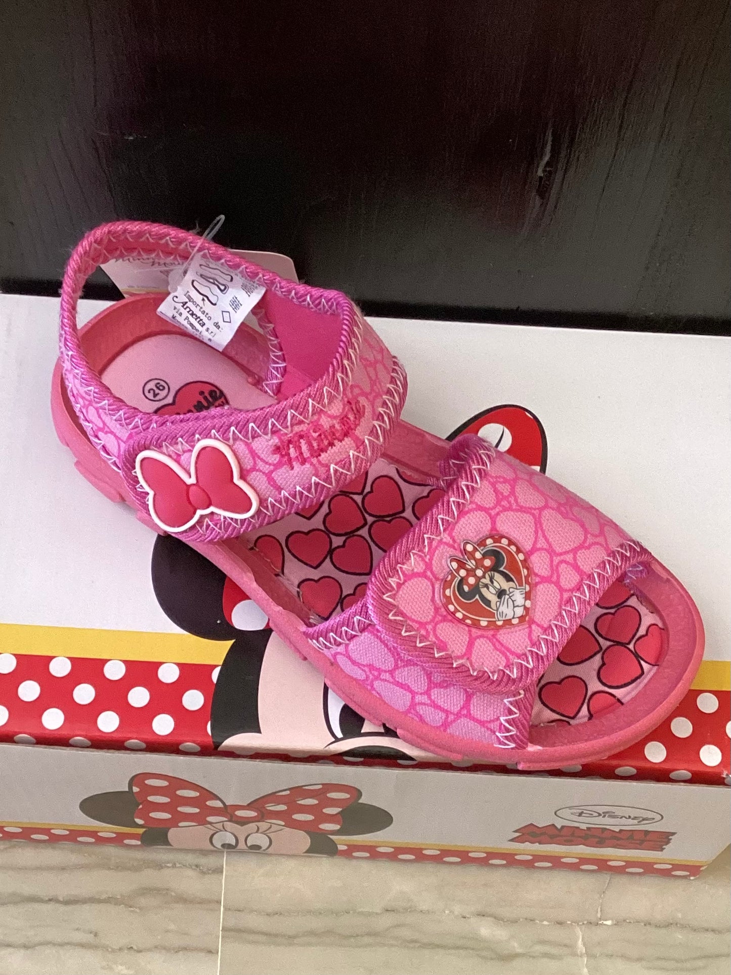 SANDALO MINNIE BIMBA ROSA