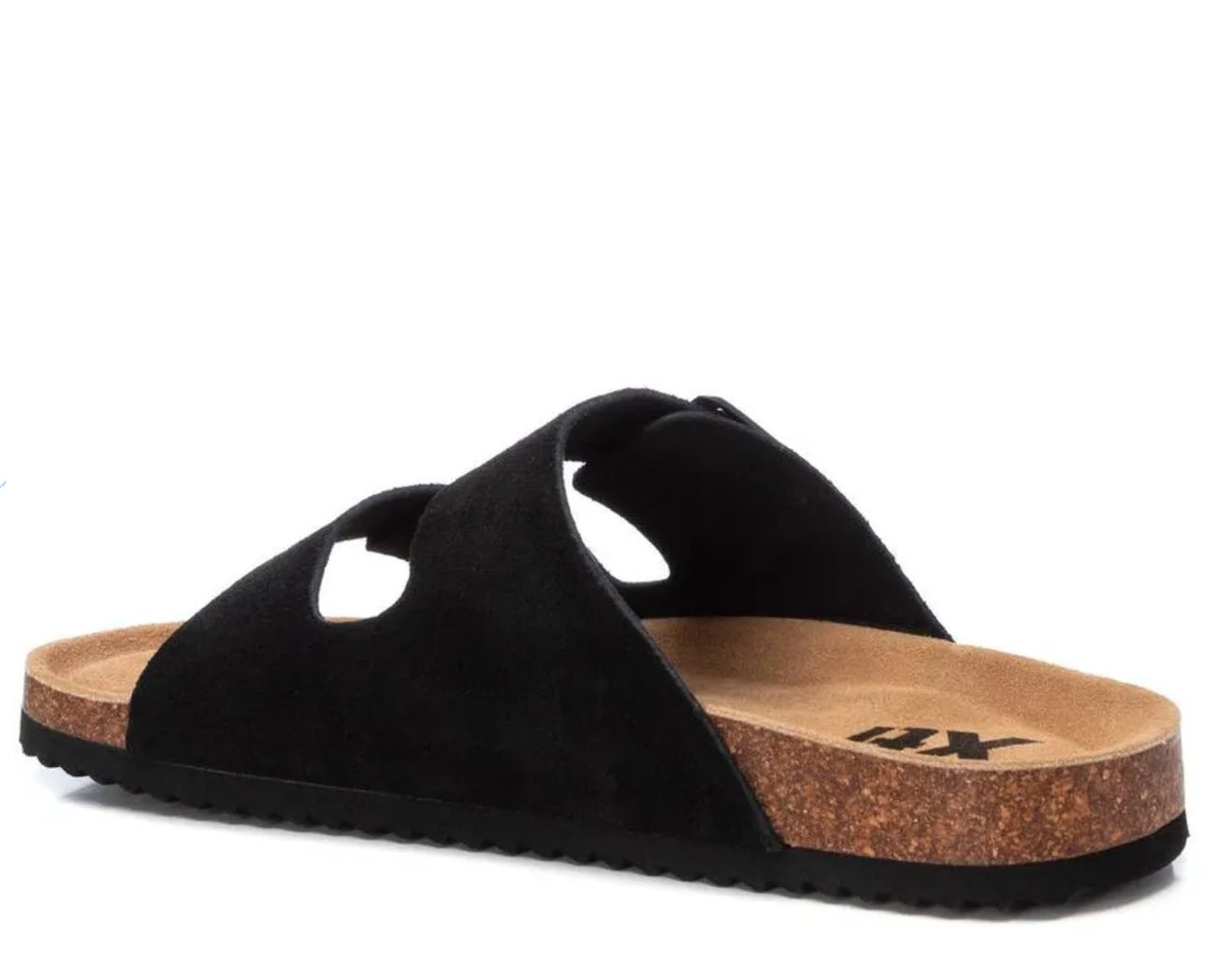 CIABATTA XTI UOMO NERO IN PELLE SCAMOSCIATA
