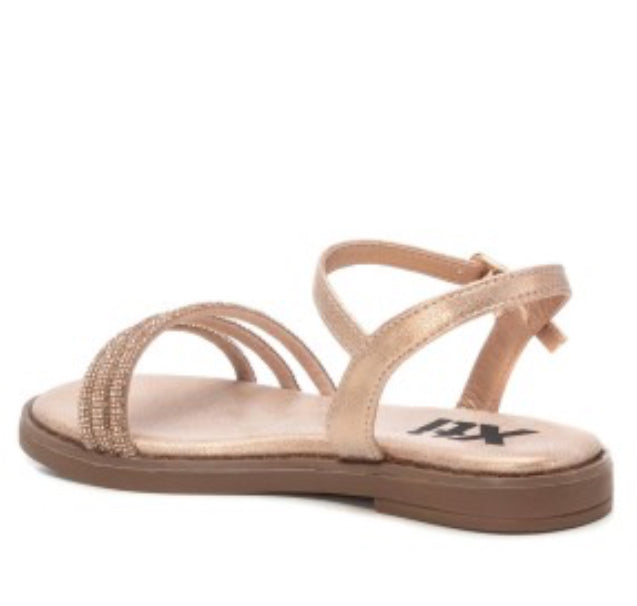 SANDALO XTI BIMBA ORO ROSA CON STRASS