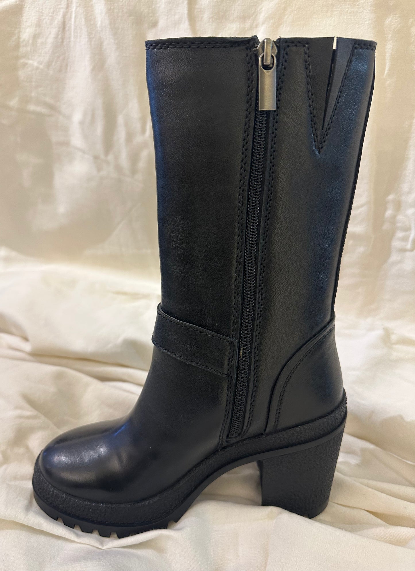 STIVALE LOVE TO LOVE NERO IN VERA PELLE