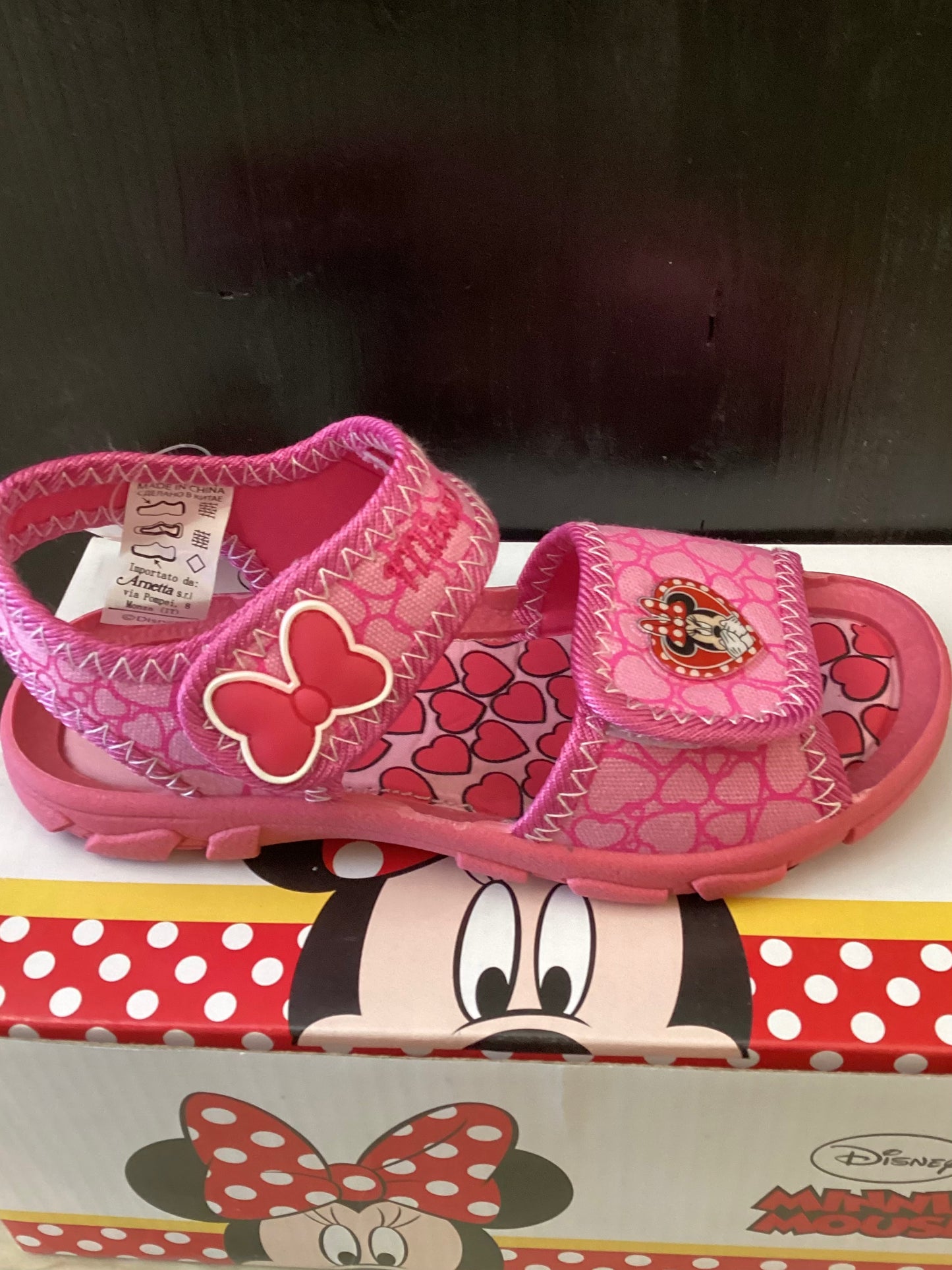 SANDALO MINNIE BIMBA ROSA