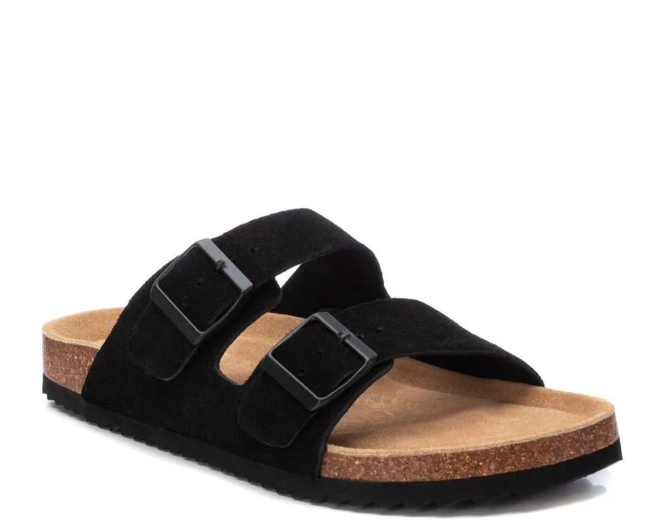 CIABATTA XTI UOMO NERO IN PELLE SCAMOSCIATA