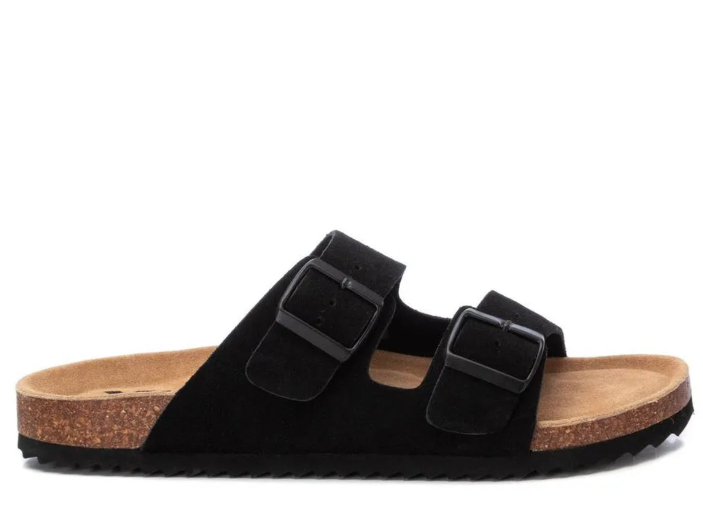 CIABATTA XTI UOMO NERO IN PELLE SCAMOSCIATA