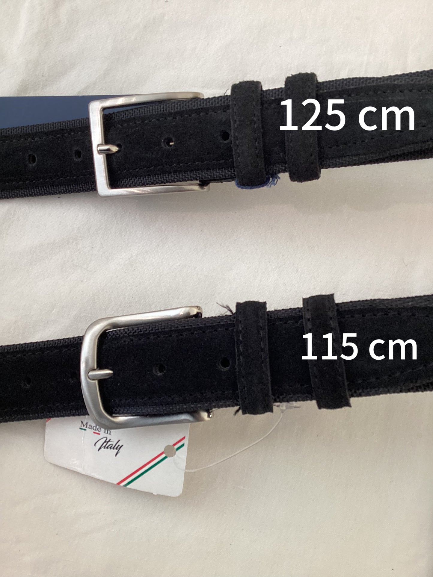 CINTURA NERA PELLE SCAMOSCIATA