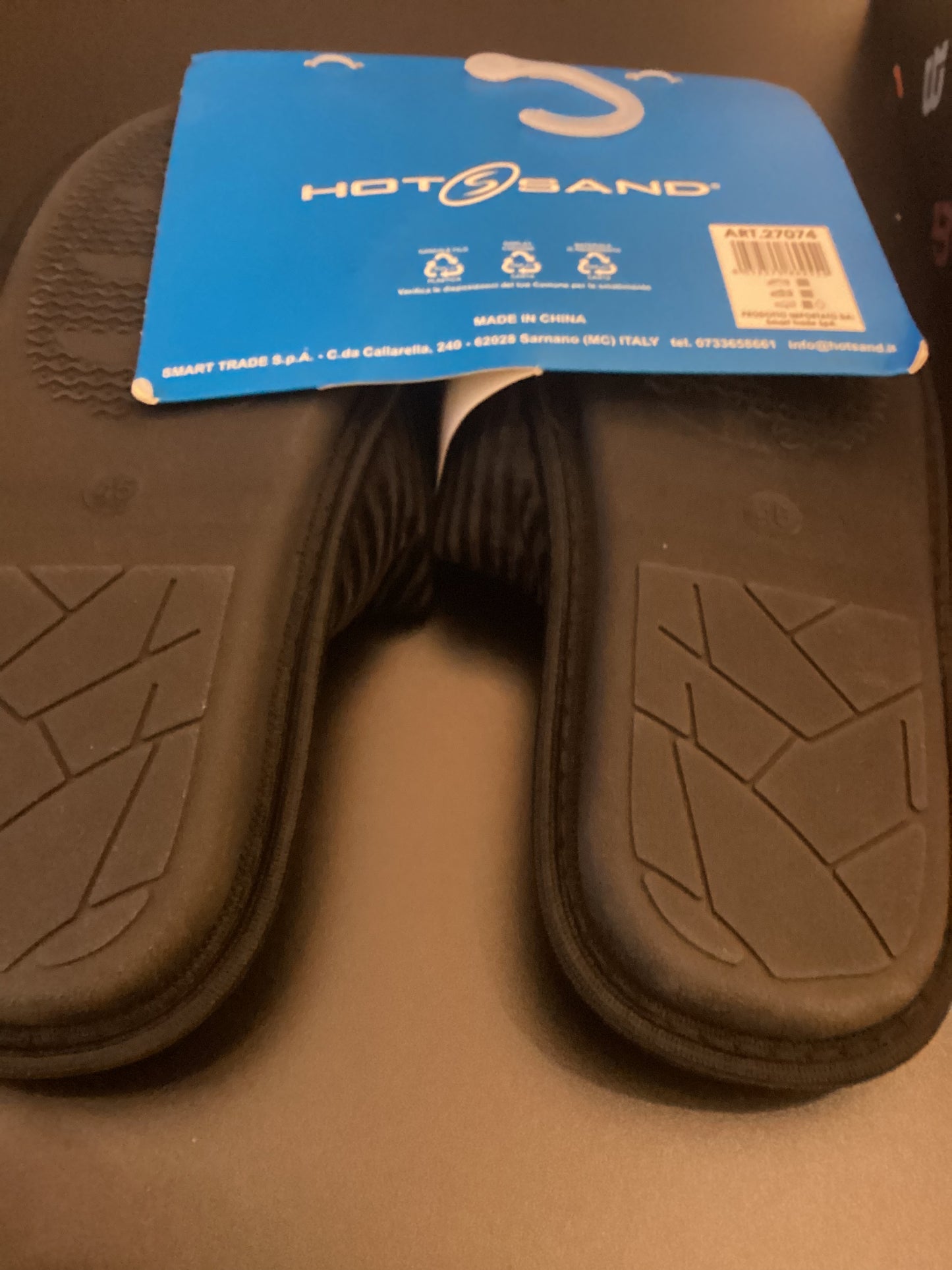 PANTOFOLA DA CASA BLU NAVY O NERA