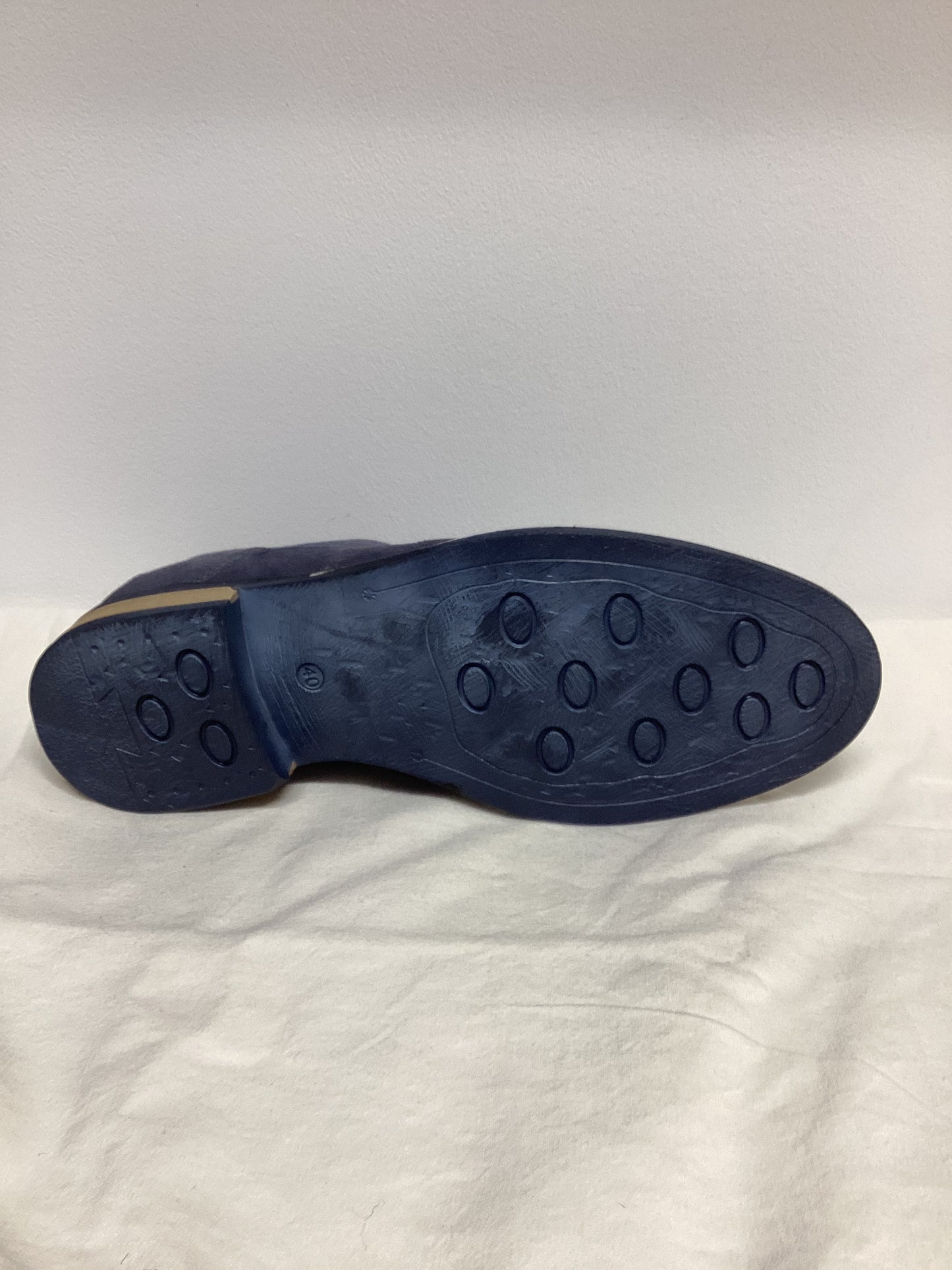 SCARPA CLASSICA BLU JEANS DERBY