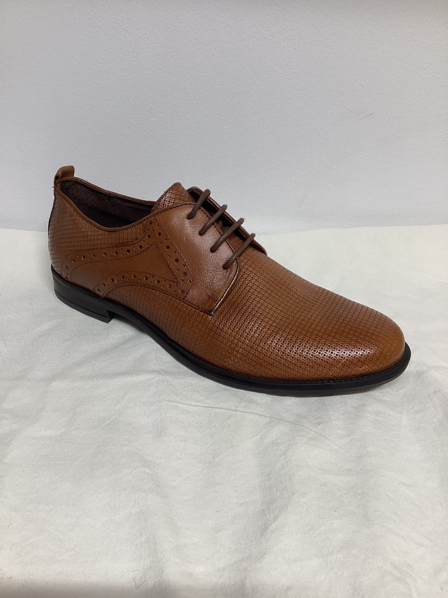 SCARPA CLASSICA UOMO MARRONE IN PELLE