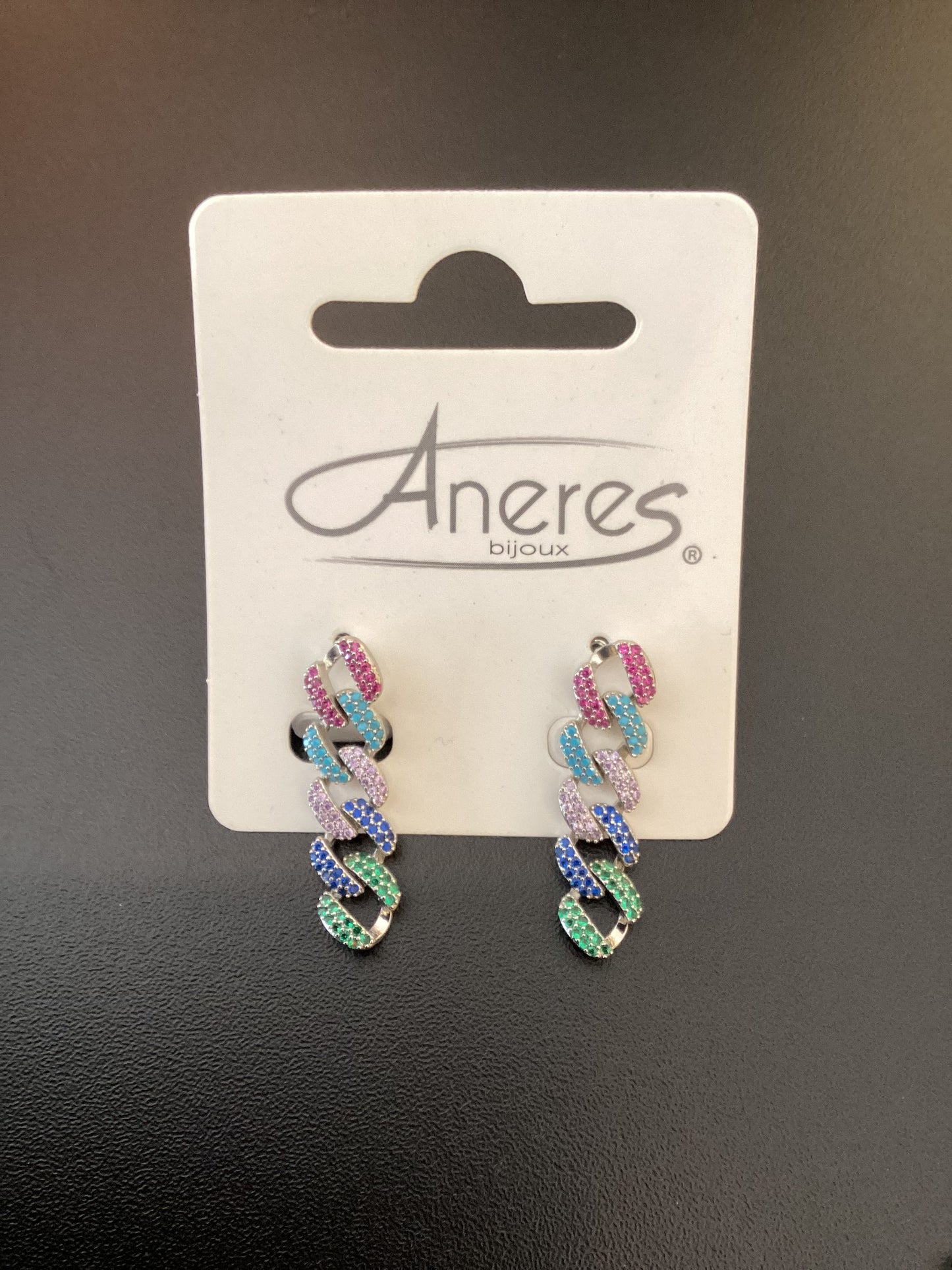 SET BRACCIALE E ORECCHINI ACCIAIO MULTICOLORE