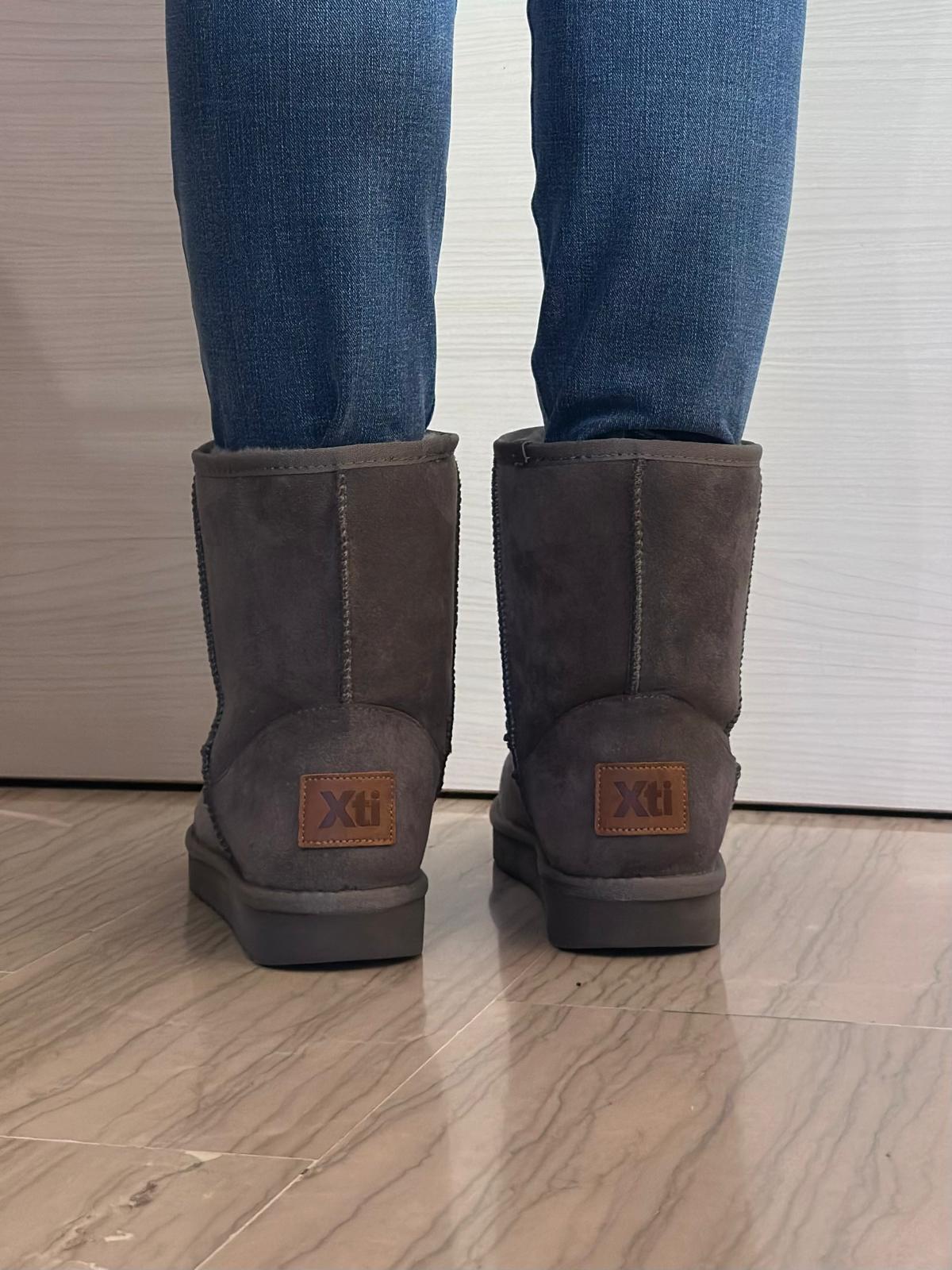 STIVALETTO XTI DONNA IN ECOPELLICCIA - COLORE GRIGIO