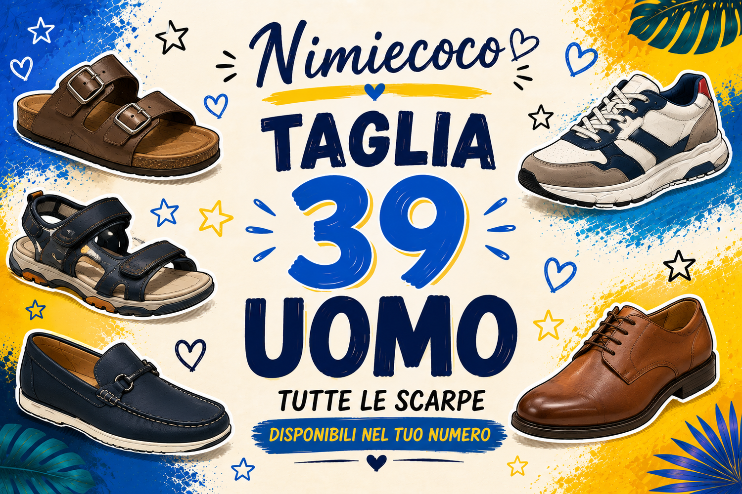 👞 Taglia Uomo 39