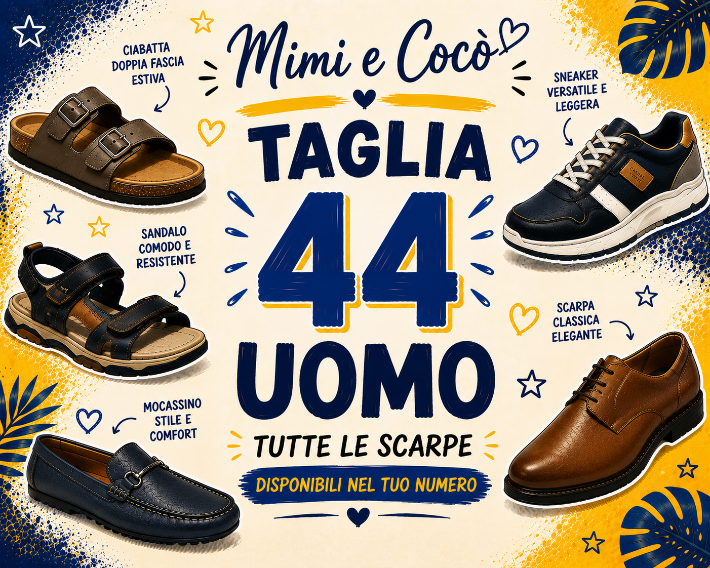 👞 Taglia Uomo 44