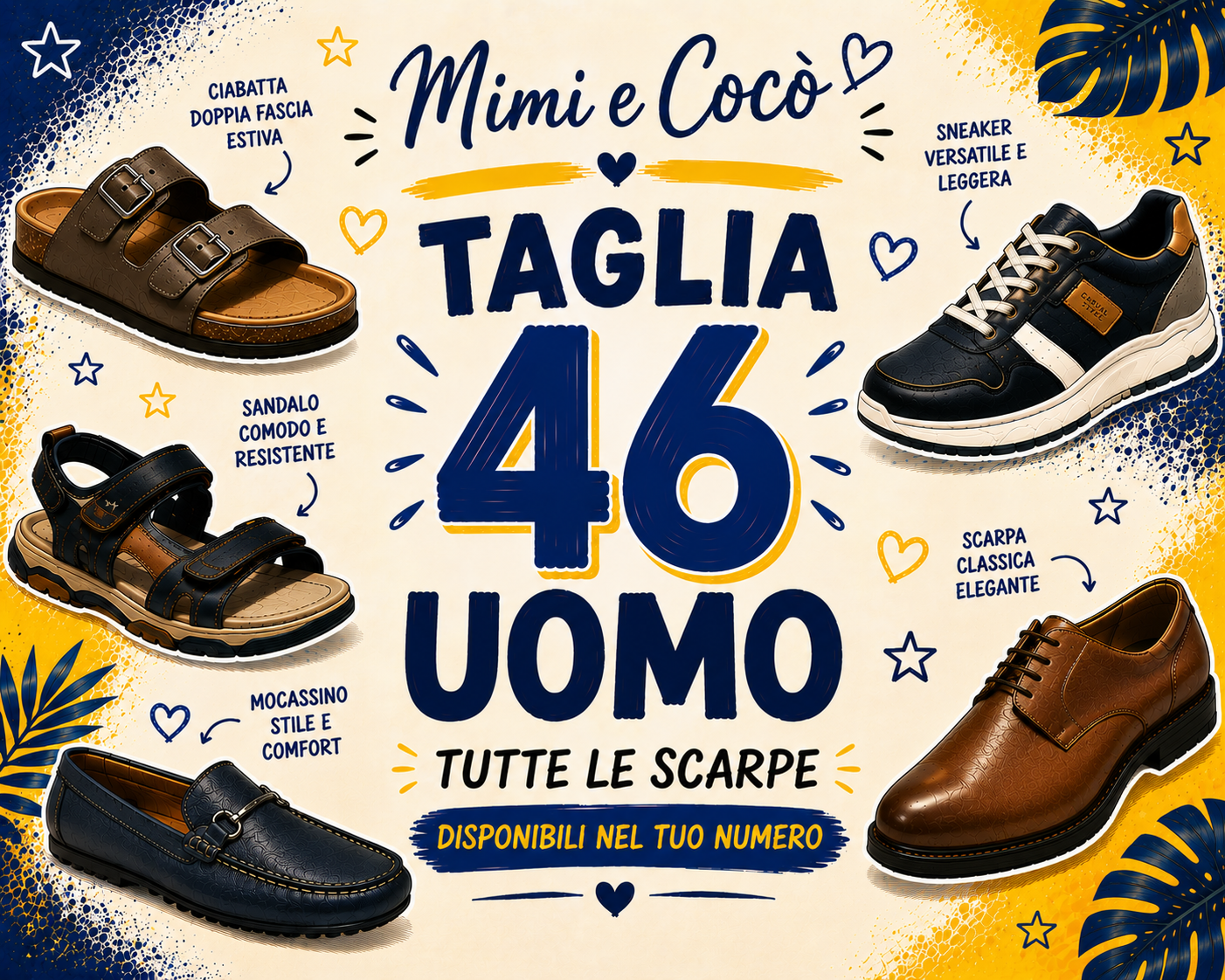 👞 Taglia Uomo 46