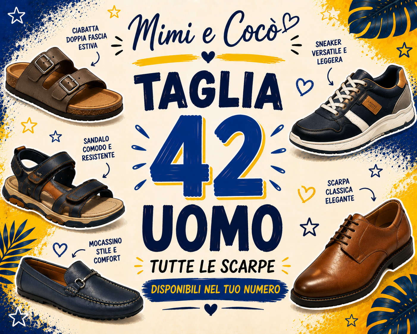 👞 Taglia Uomo 42