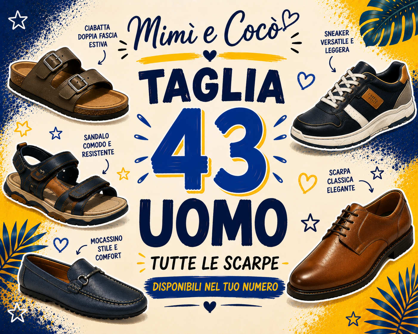 👞 Taglia Uomo 43