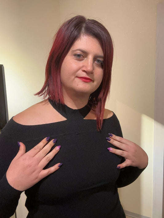 TOP DONNA NERO A COSTINE IN VISCOSA