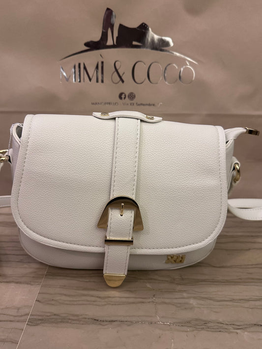 Borsa Donna Xti Bianca e Oro - Chic e Elegante