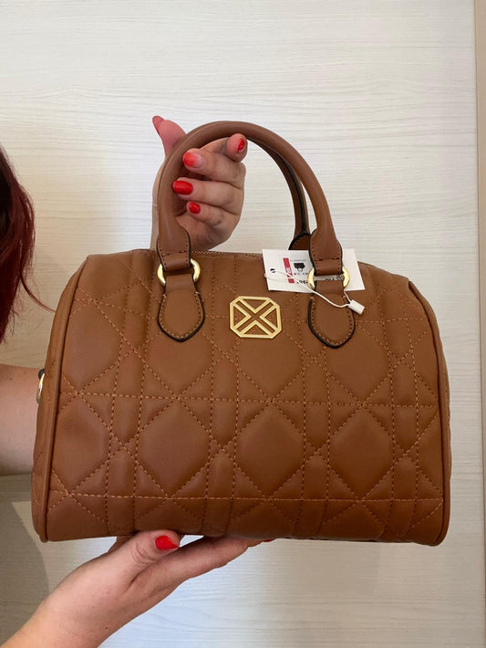BORSA BAULETTO DONNA XTI TRAPUNTATO MARRONE