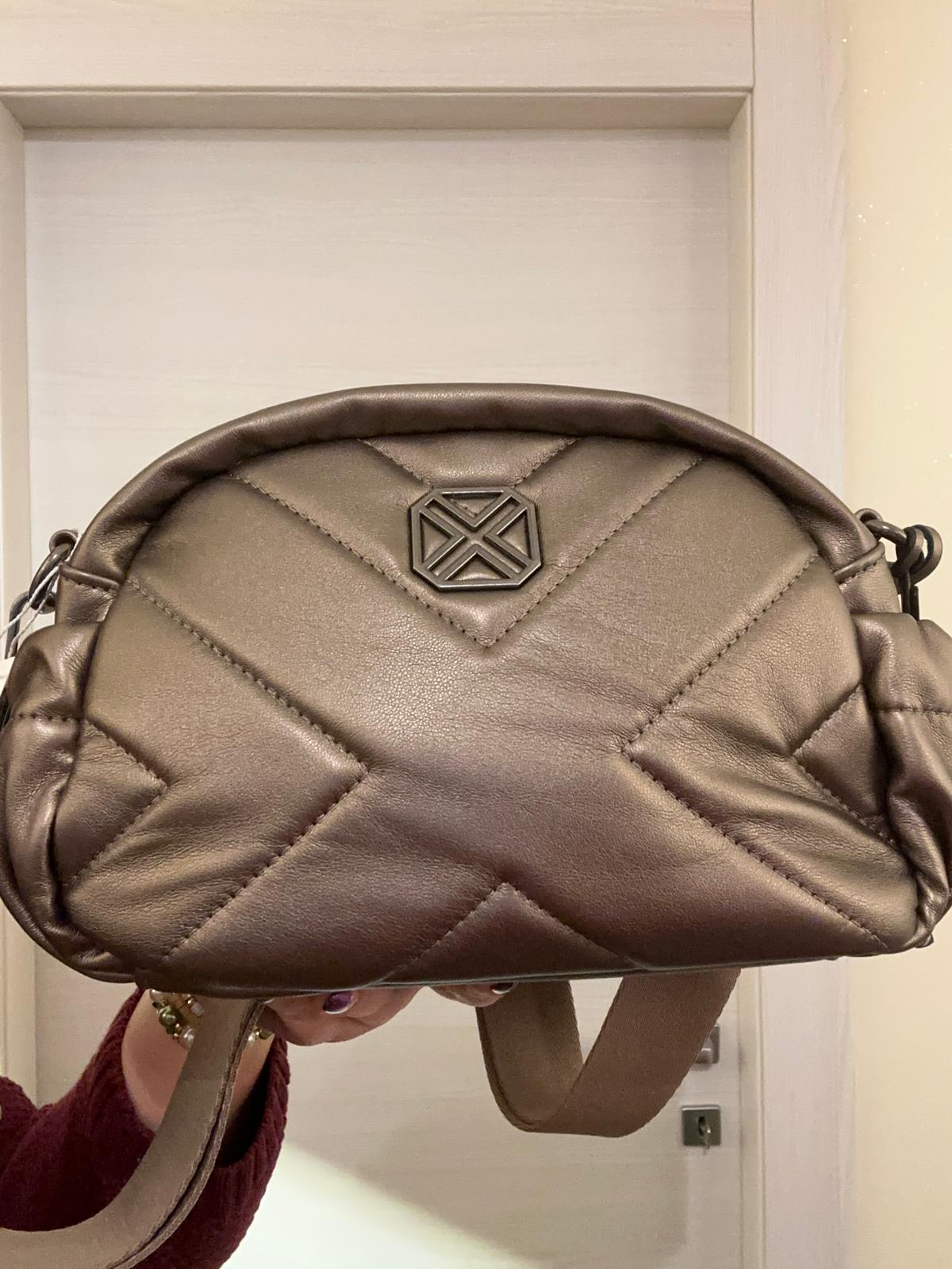 BORSA XTI A TRACOLLA BRONZO