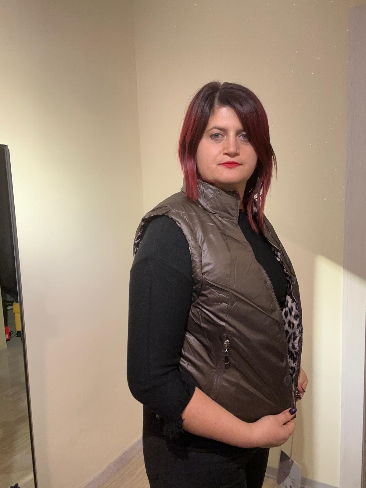 SMANICATO DONNA CORTO LEOPARDATO