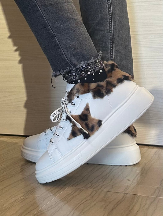 SNEAKER KIM SHOP ART BIANCA E LEOPARDATA