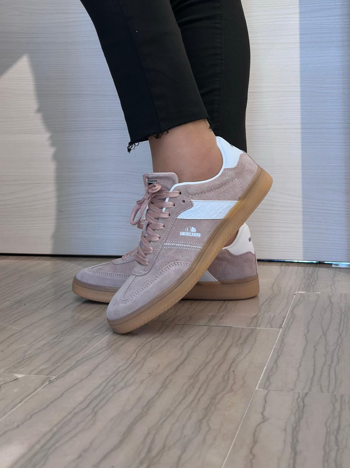 SNEAKER DONNA AMERICANINO ROSA