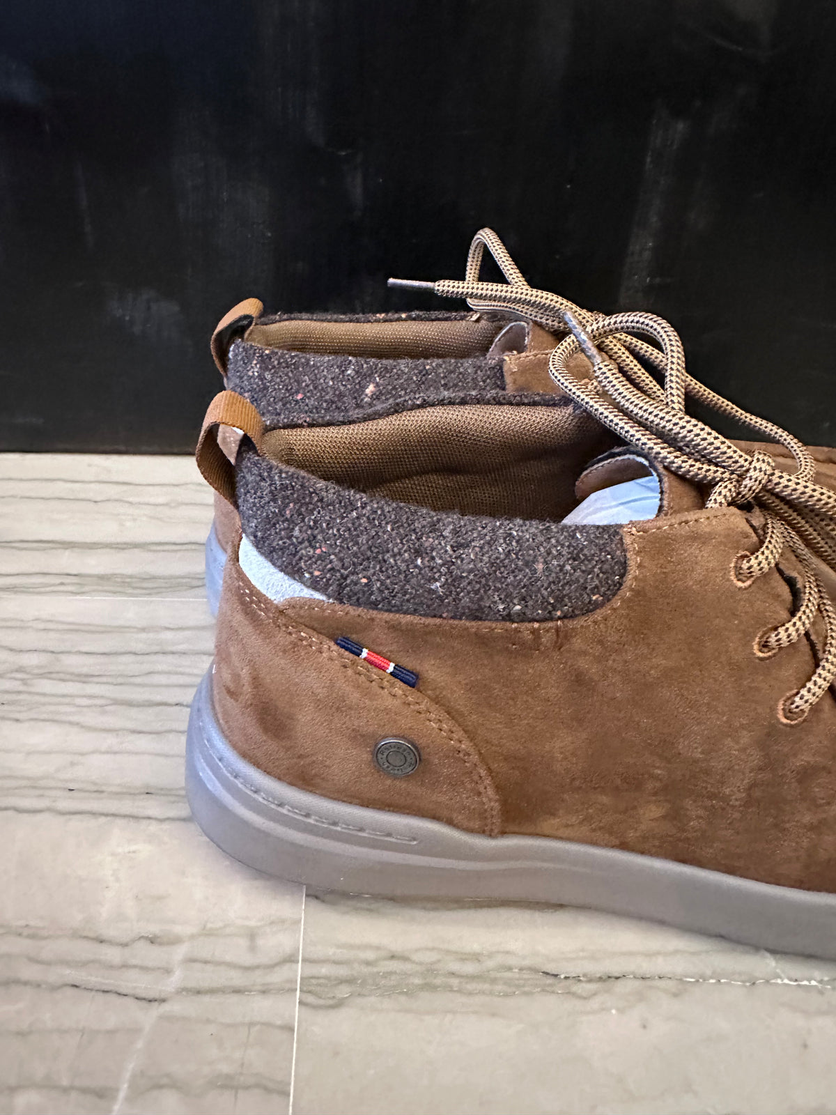 Mocassino uomo derby Refresh stile barca – Camel