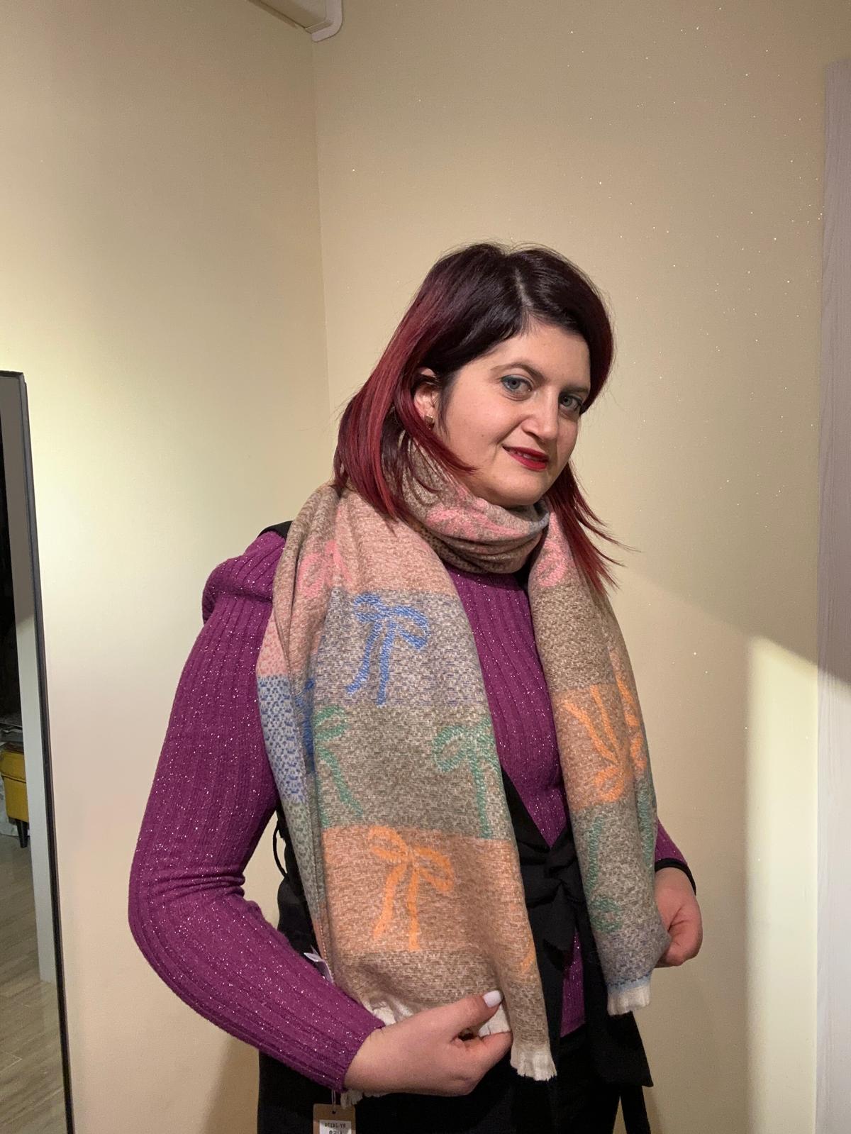 SCIARPA DONNA “FIOCCO SOGNO D’INVERNO”