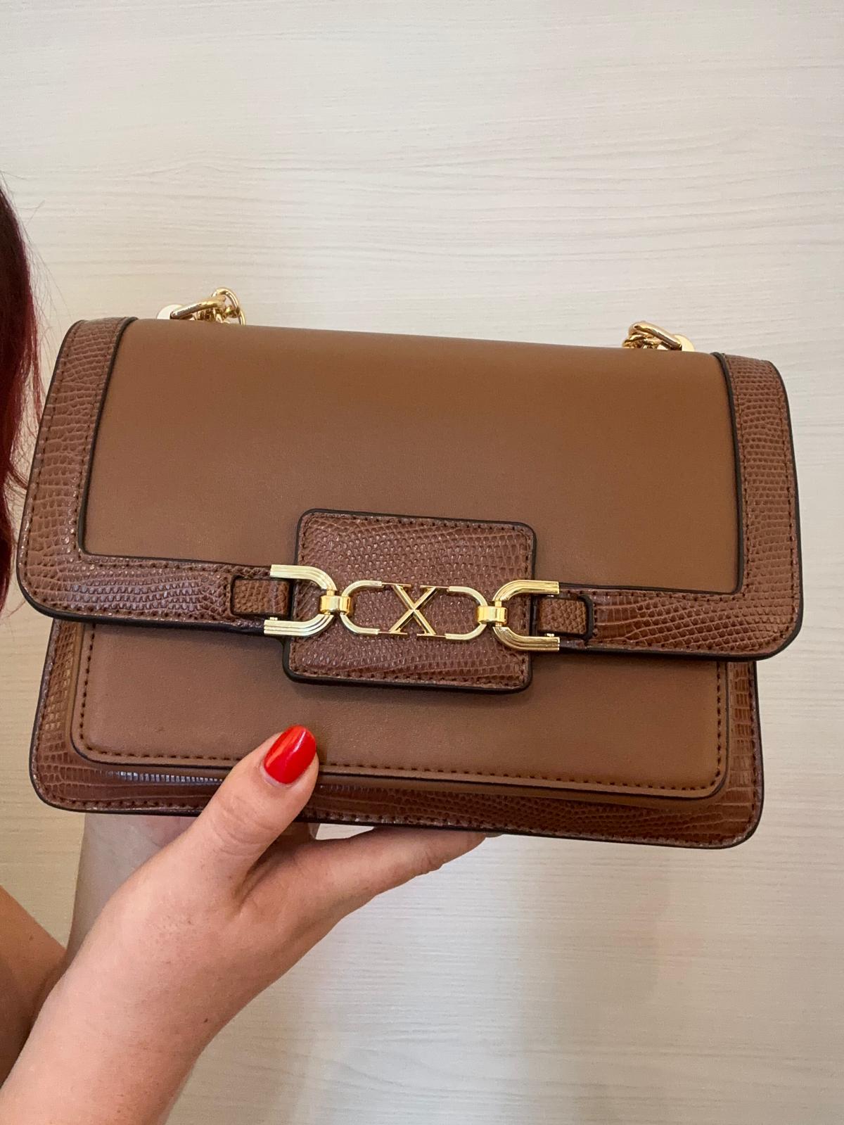 BORSA DONNA XTI PICCOLA CON CATENA E DETTAGLI DORATI